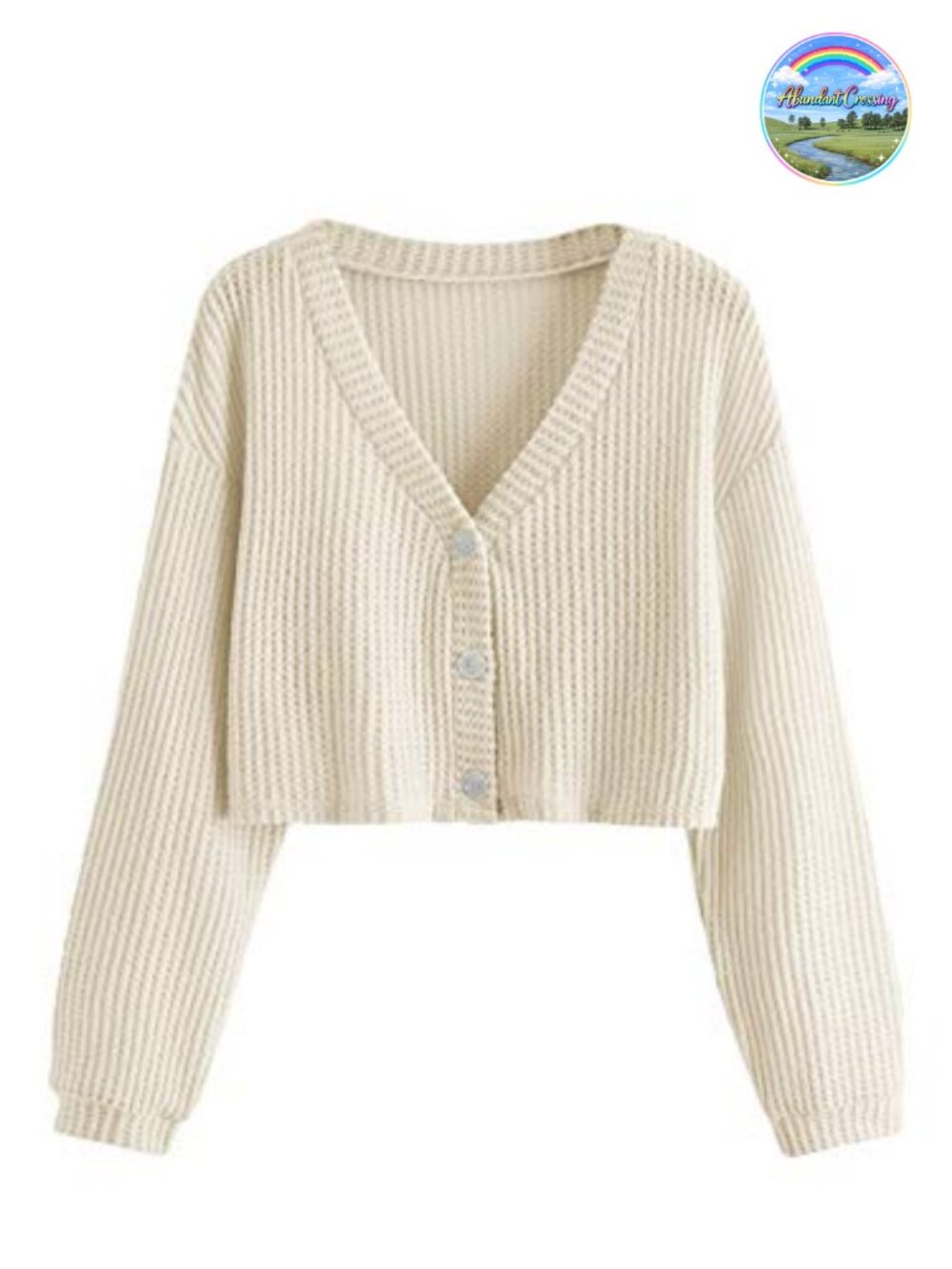 Women's Long Sleeve Button Front V Neck Soft Stretch Cardigan Sweater